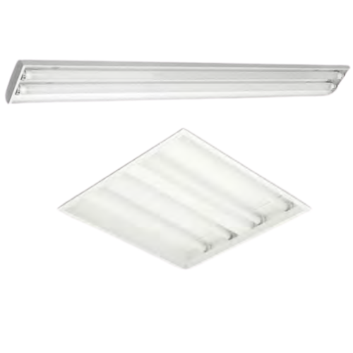 LUMINÁRIA DE SOBREPOR T8 BRANCA