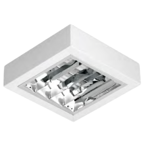 PLAFON E 27 COM ALETAS DE ALUMINIO AUTOBRILHO