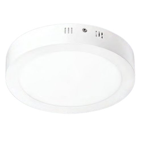 LUMINÁRIA PAINEL LED SOBREPOR REDONDO BRANCO